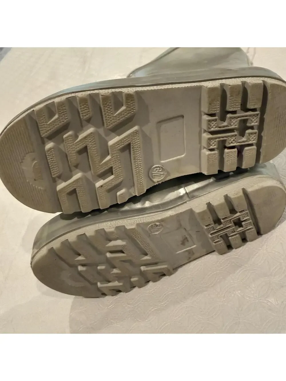 Cotton On Kids Silver Rubber Rain Boots for Kids